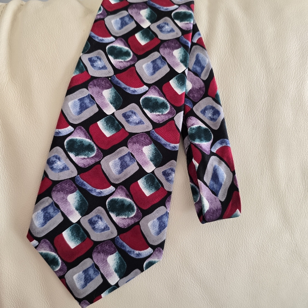 Pierre Cardin Multicolor Silk Men's Necktie Tie